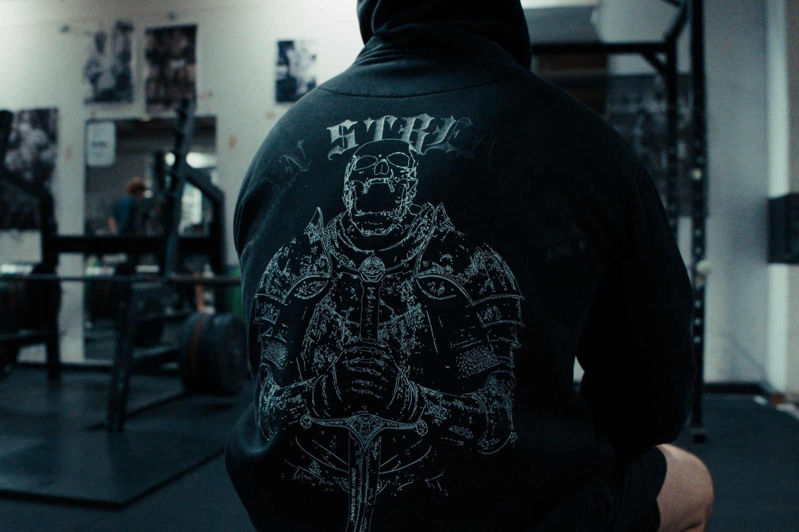 Oversized Zip-Hoodie Vintage Look - Azan Strength