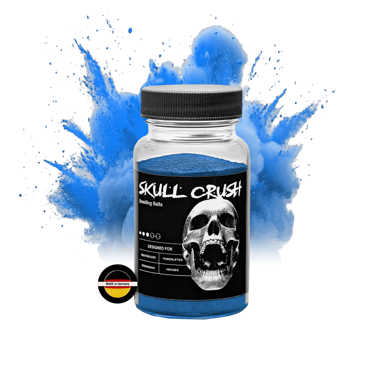 SKULLCRUSH Riechsalz - Stärke 3/5 - blau - Azan Strength