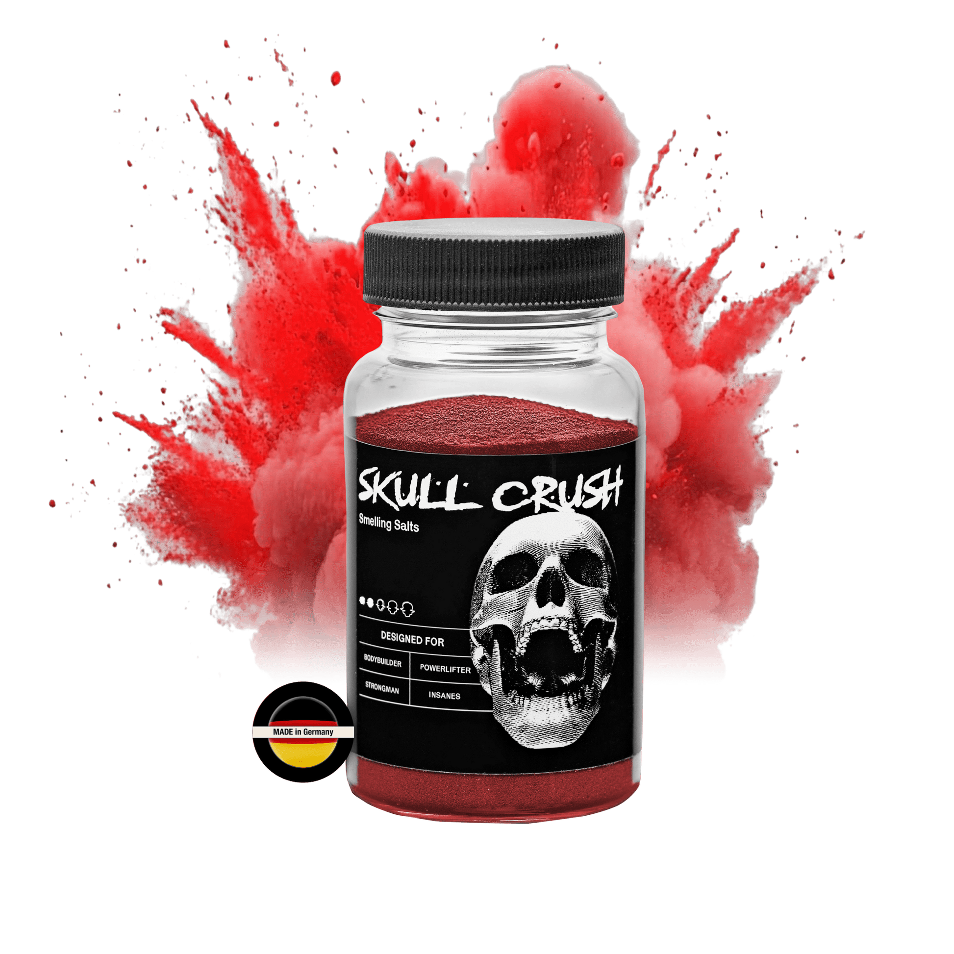 SKULLCRUSH Riechsalz - Stärke 2/5 - rot - Azan Strength