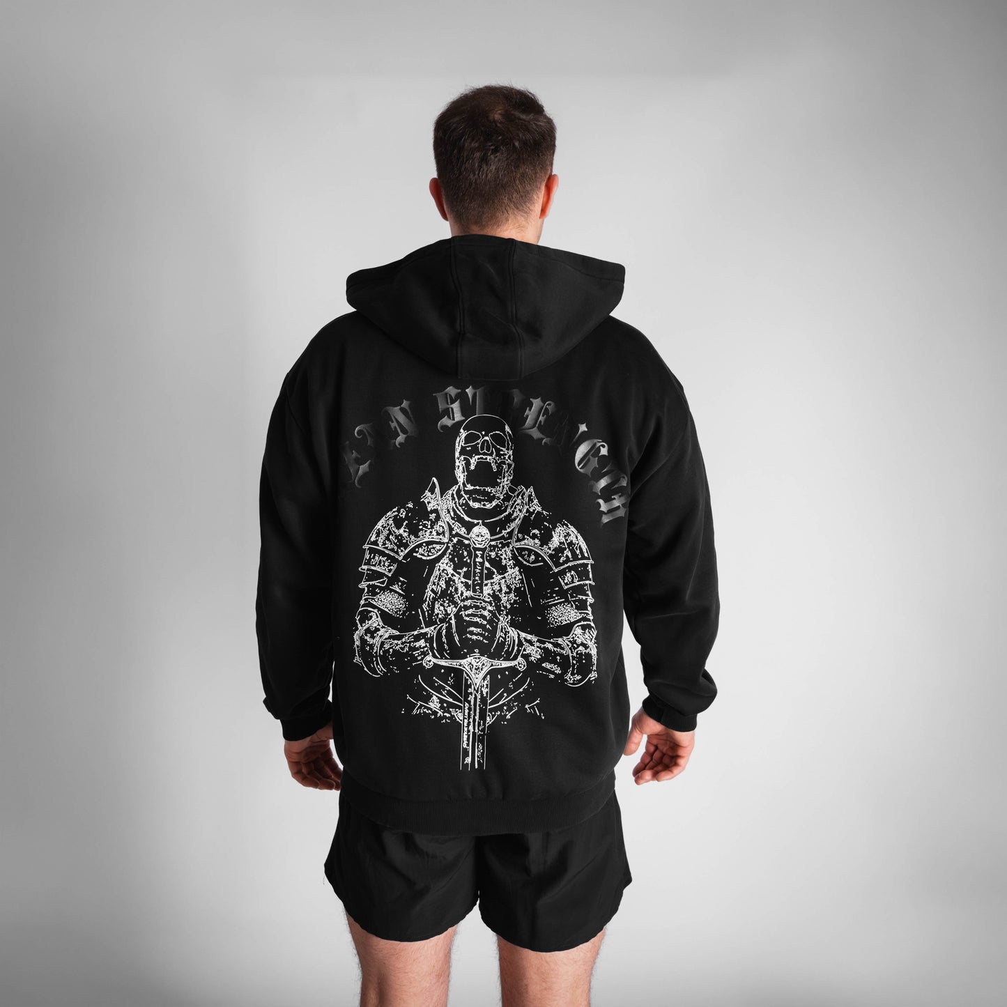 Oversized Zip-Hoodie Vintage Look