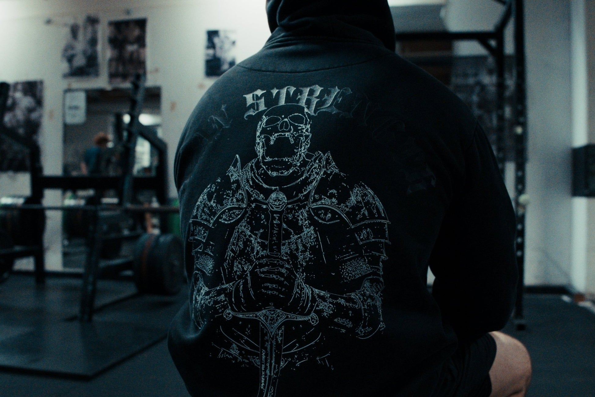 Oversized Zip-Hoodie Vintage Look - Azan Strength