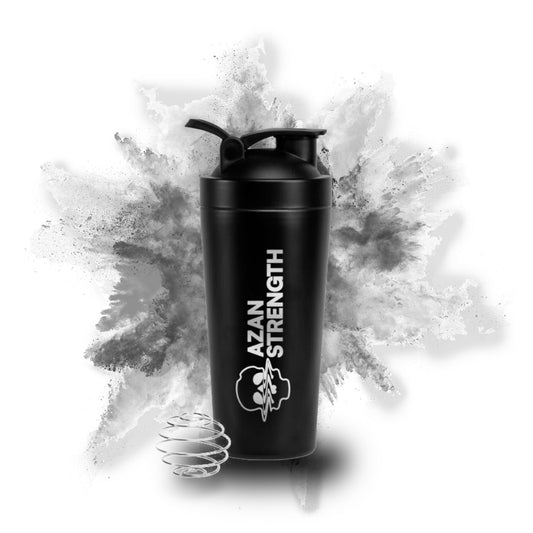 Edelstahl-Shaker AZAN STRENGTH Logo