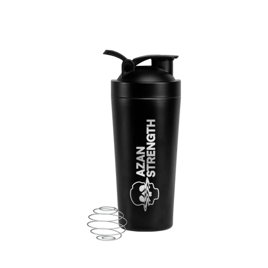 Edelstahl-Shaker AZAN STRENGTH Logo - Azan Strength